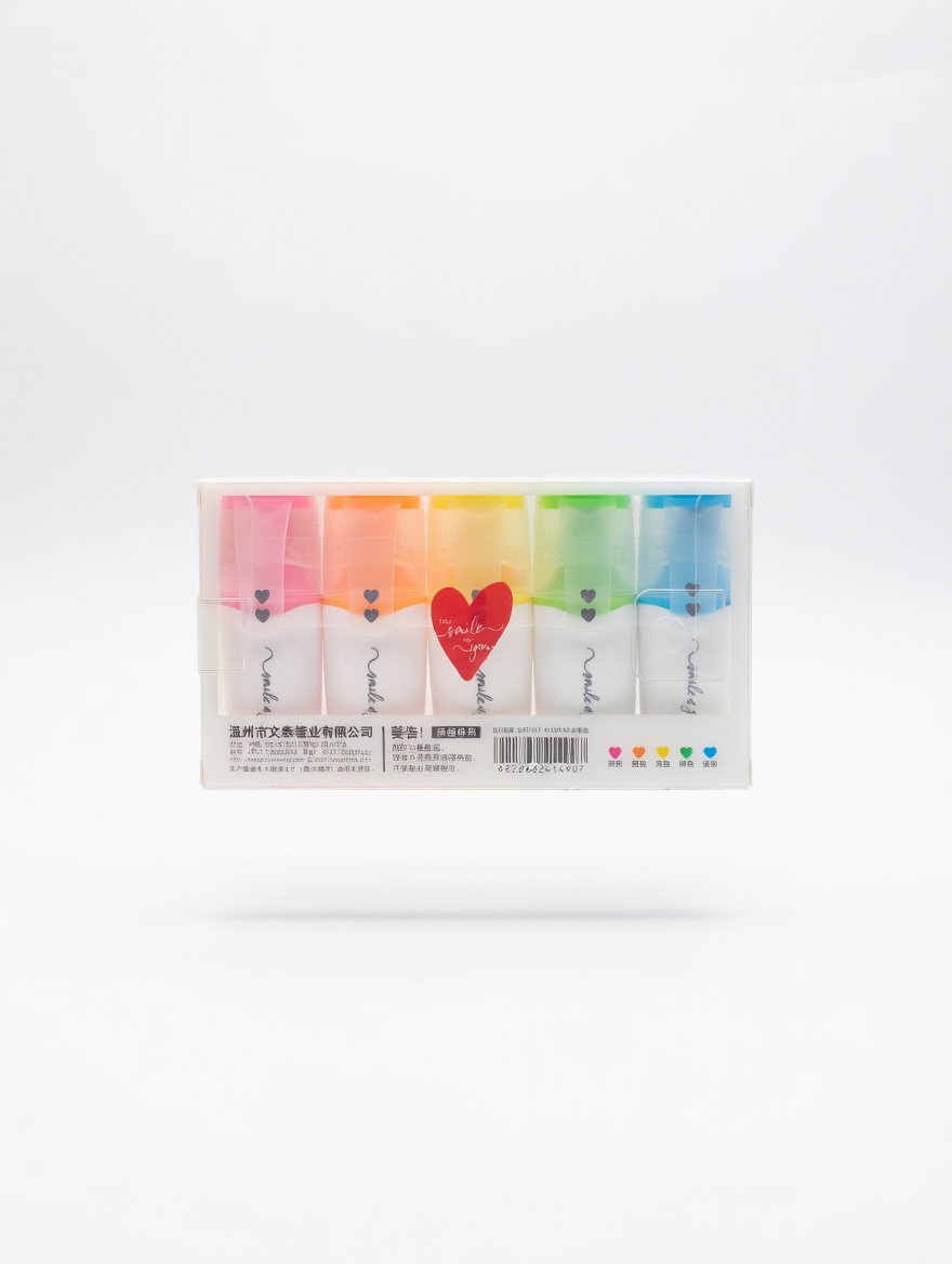 Smile Pastel Highlighters Set – 6 Colors