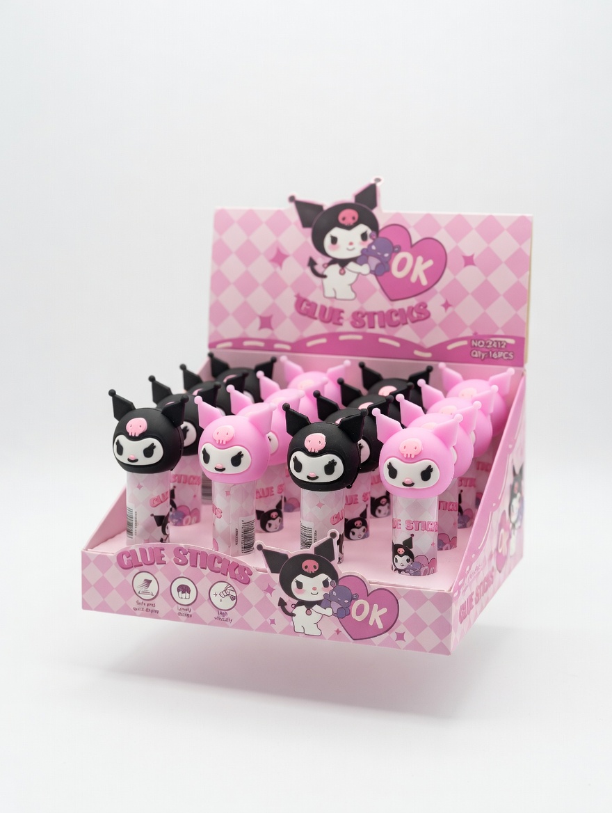 Kawaii Kuromi Glue Stick – Sanrio Novelty Glue