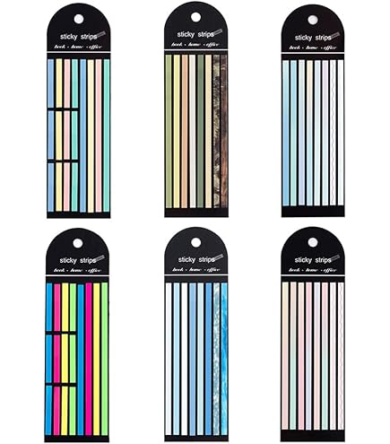 Piece Long Highlighter Tape Set 