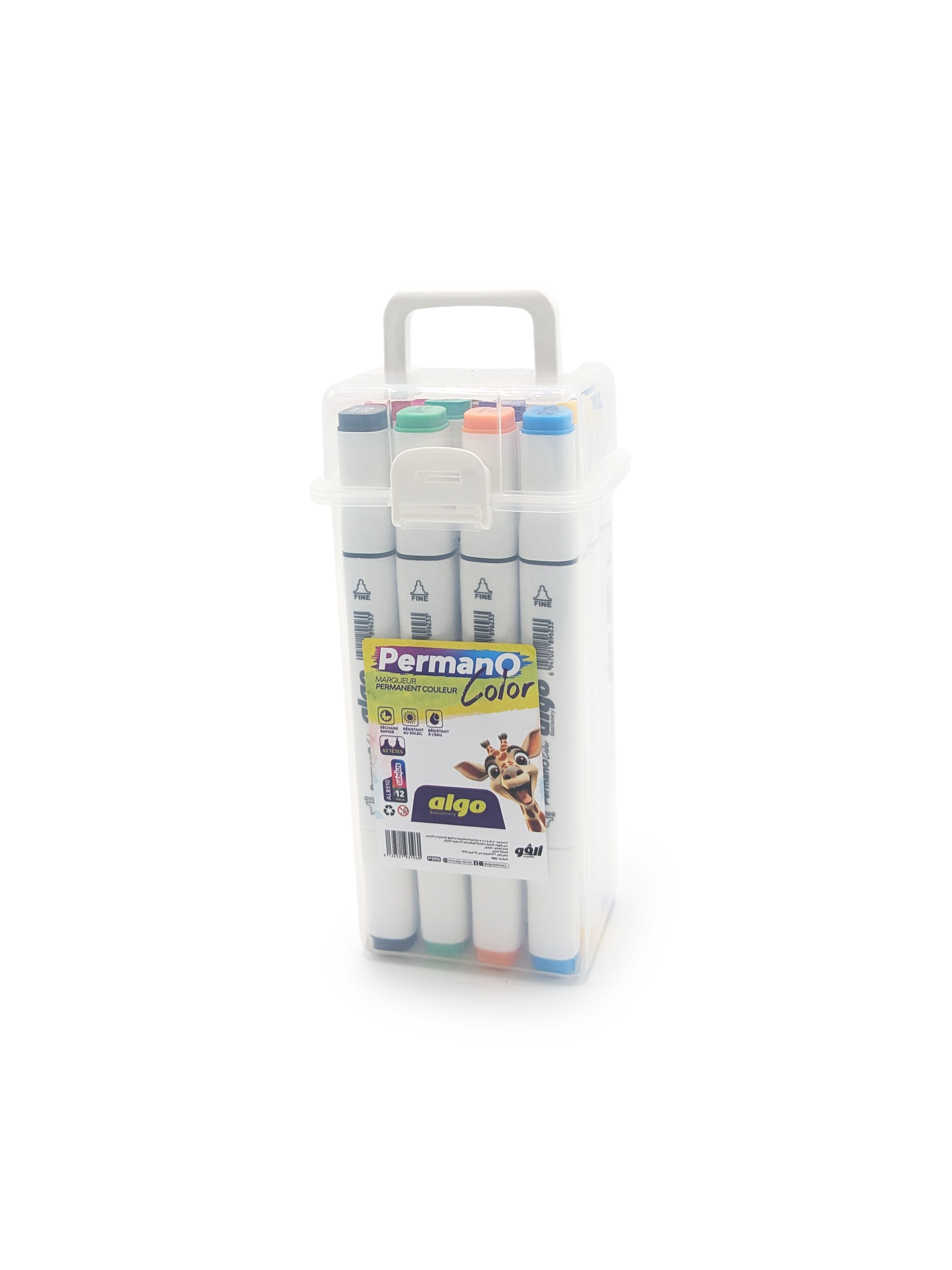 Permano Color Permanent Markers – Pack of 12