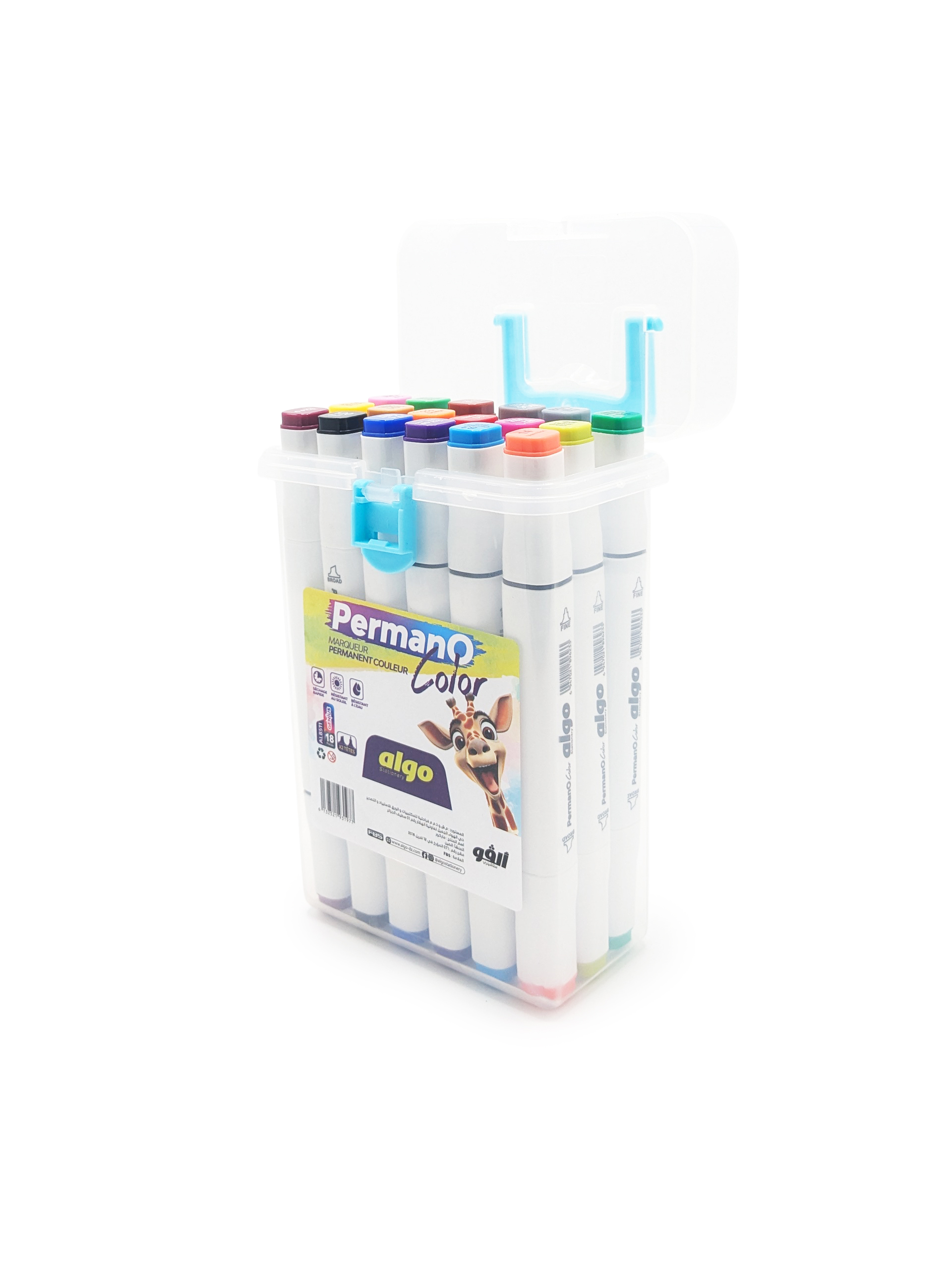 Permano Color Permanent Markers – Pack of 12