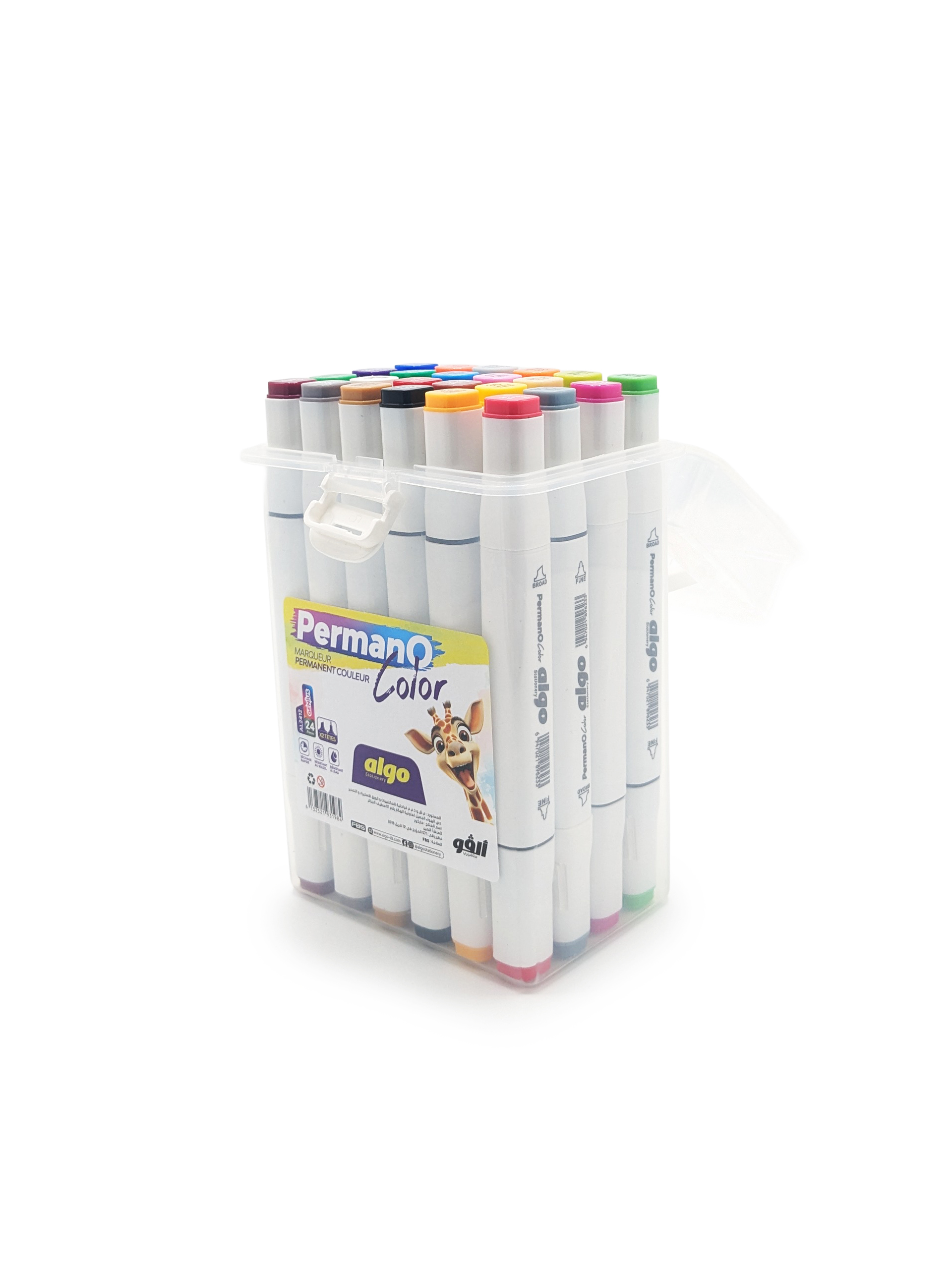 Permano Color Permanent Markers – Pack of 24