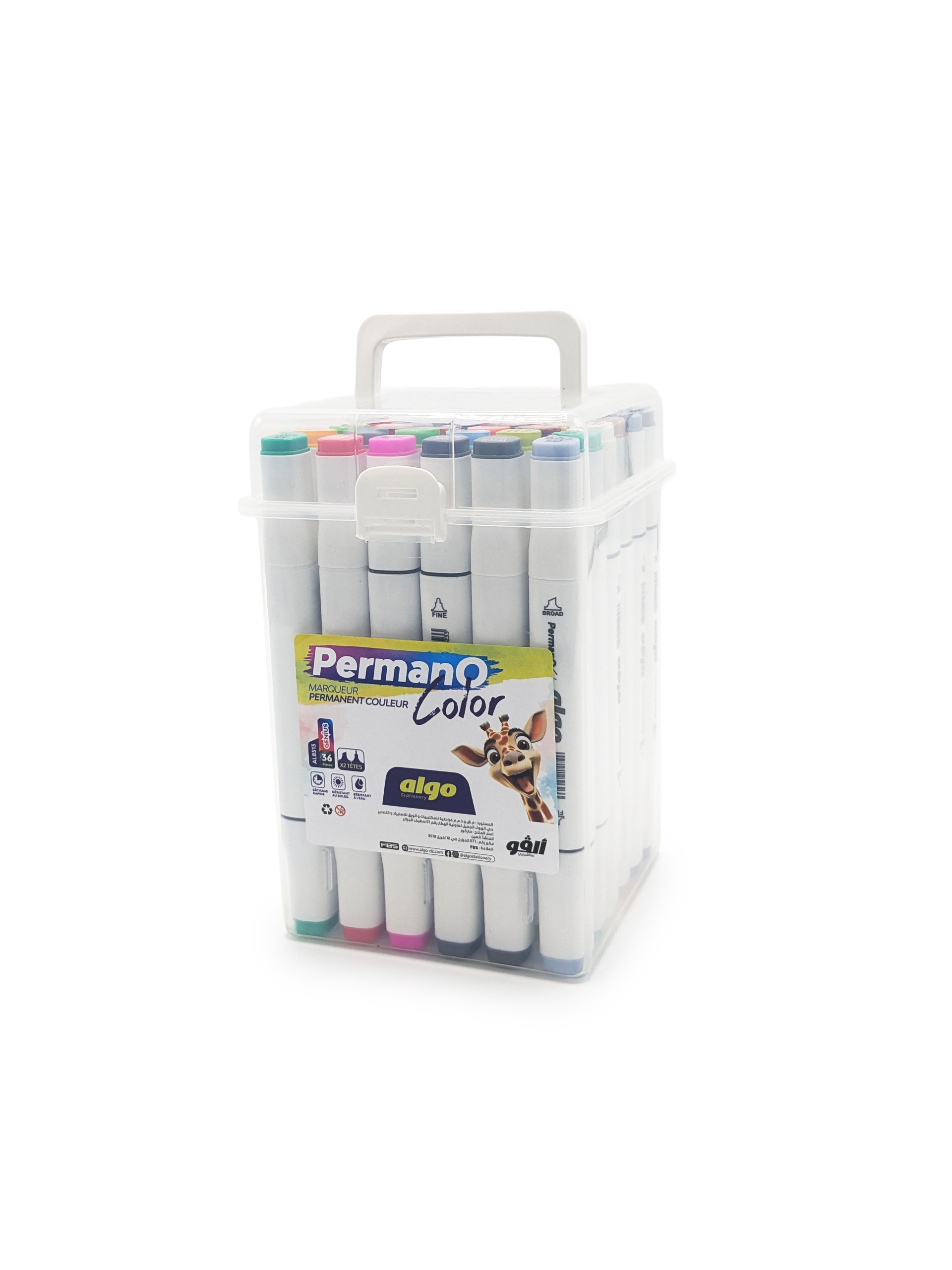 Permano Color Permanent Markers – Pack of 36