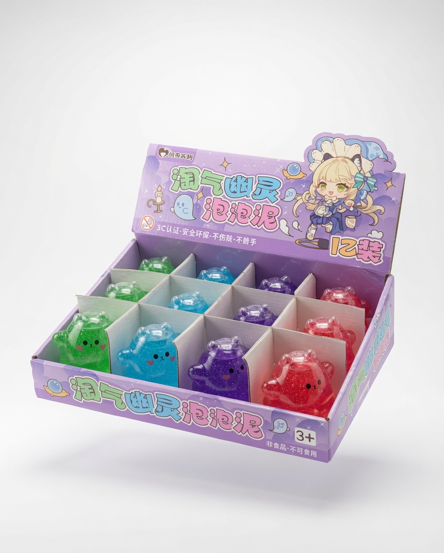 Glitter Ghost Slime – Mini Tub 8130 