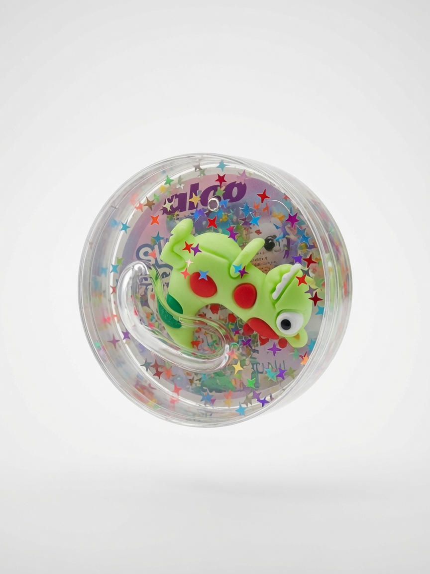 Clear Slime with Figurine – Sparkling Stars Sensory Toy 