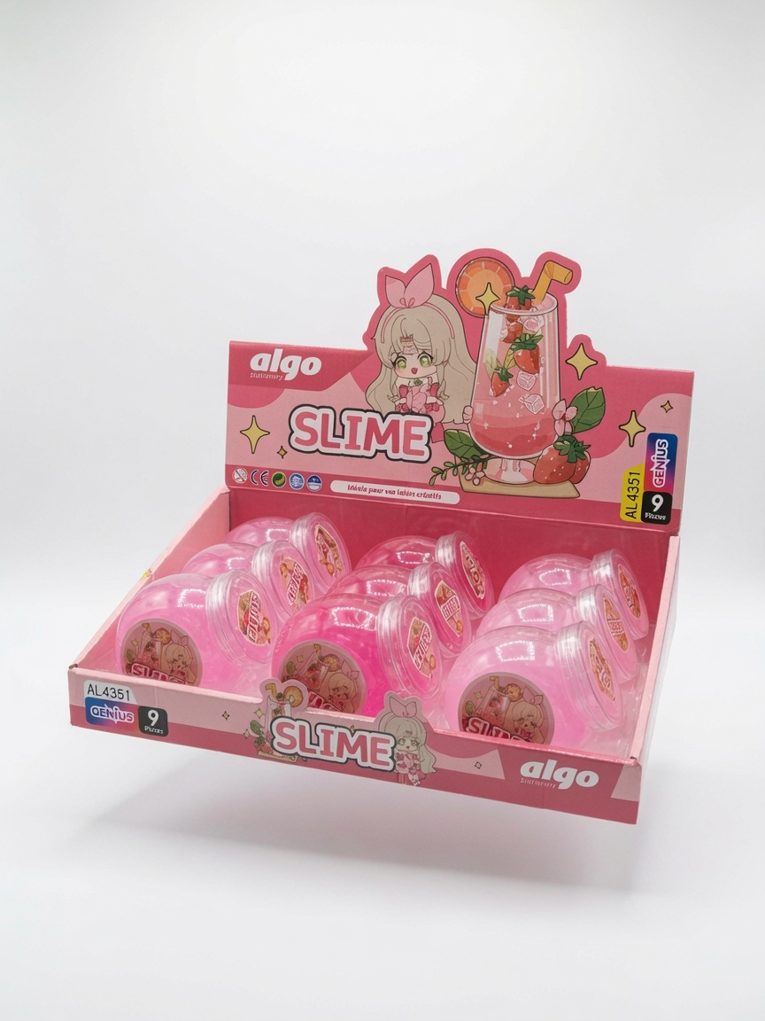 Genius Strawberry-Scented Pink Slime