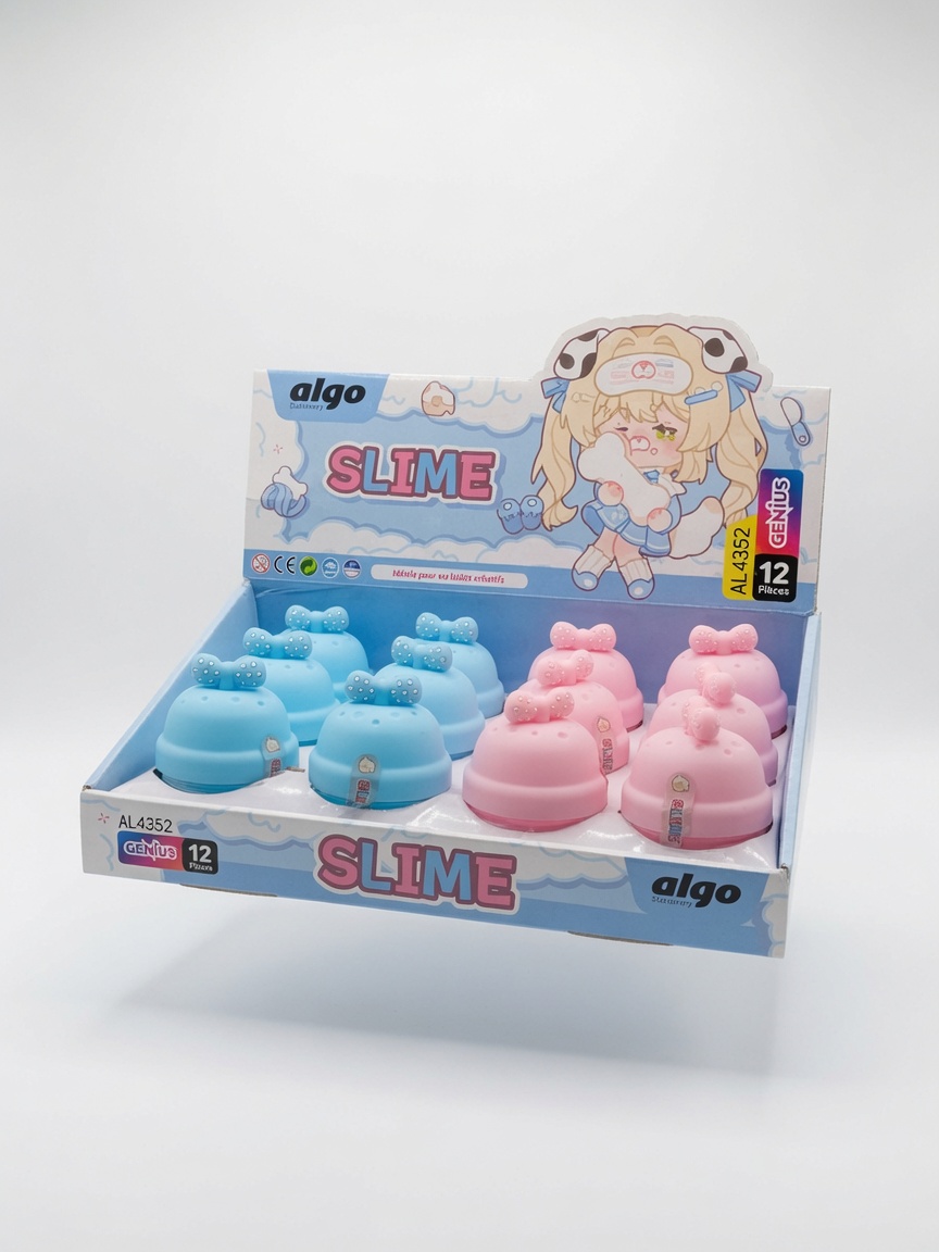 Genius Pastel Slime – Kawaii Bow Sensory Slime 4352