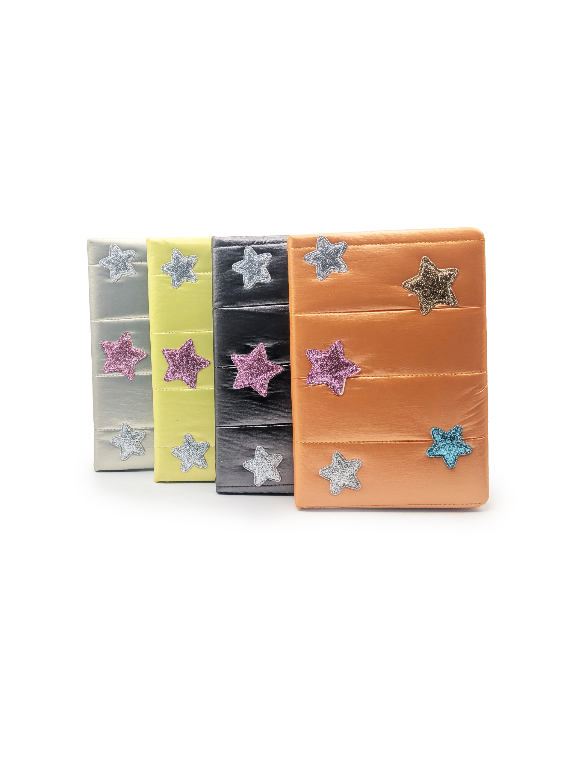 Star Quilted Cover Notebook – Assorted Designs